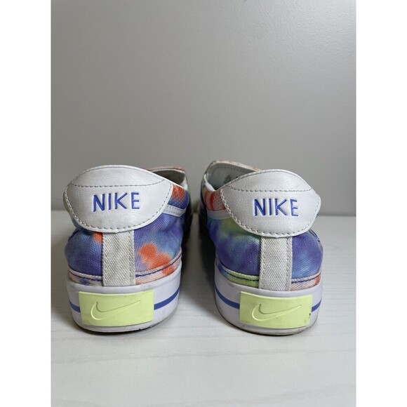 Nike Women's Size 11 Court Legacy CZ1752-900 Multicolor Tie Dye Slip On Sneakers - Picture 4 of 10